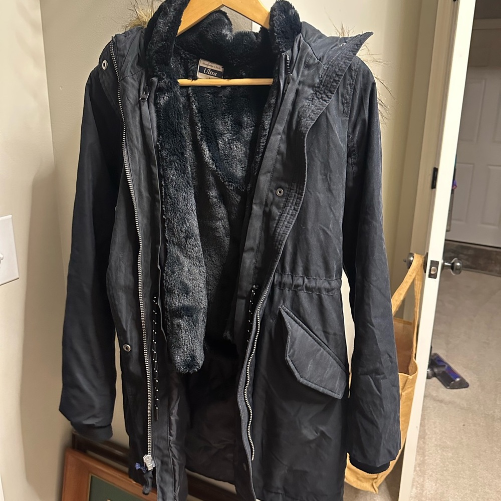ABERCROMBIE & FITCH ULTRA 3 IN 1 MULTI WEAR PARKA JACKET COAT WOMENS SIZE Small